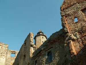 Zagórze Śląskie -  zamek wysoki, wieża, Zamek Grodno