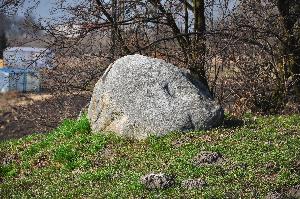 Radzyń Chełmiński - Głaz narzutowy z herbem Radzynia Chełmińskiego