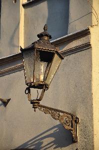 Toruń - stara lampa gazowa