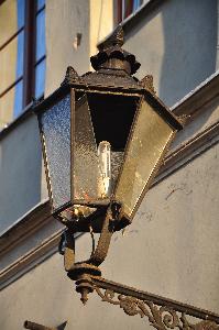 Toruń - stara lampa gazowa