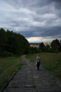 Chmury burzowe nad Bydgoszczą