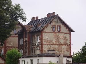 Chełmża - domy kolejowe przy ulicy Polnej