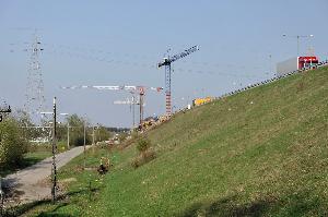 Toruń - budowa mostu autostradowego