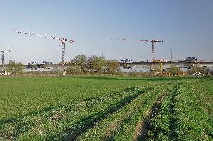 Toruń - budowa mostu autostradowego