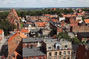 Chełmno - widok miasta z wieży ciśnień