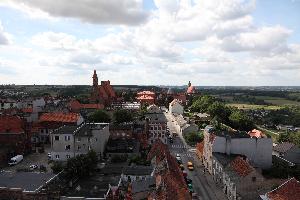 Chełmno - widok miasta z wieży ciśnień