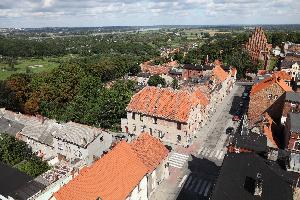 Chełmno - widok miasta z wieży ciśnień