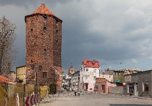 Brodnica - wieża Bramy Mazurskiej