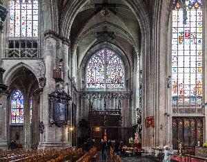 Bruksela - kościół Notre Dame du Sablon