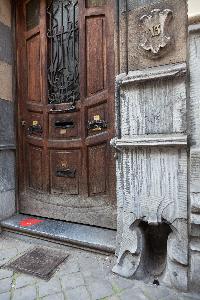 Bruksela - zabudowa ulicy Rue Vanderschrick