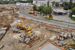 Toruń - budowa mostu drogowego wraz z drogami dojazdowymi