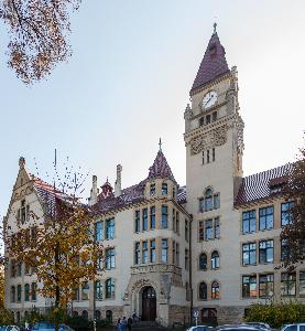 Wrocław - Siedziba Wydziału Architektury oraz Katedry Metrologii Elektronicznej i Fotonicznej Wydziału Elektroniki Politechniki Wrocławskiej (E-1)