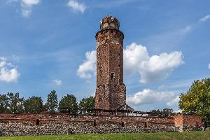 Brodnica - ruiny zamku krzyżackiego