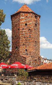 Brodnica - wieża Bramy Mazurskiej