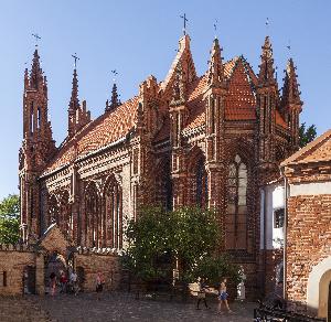 Wilno - kościół pw. św. Anny