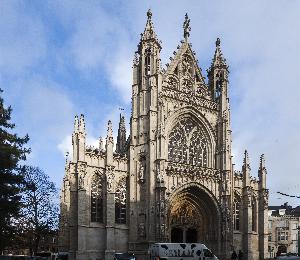 Bruksela - kościół Notre Dame du Sablon